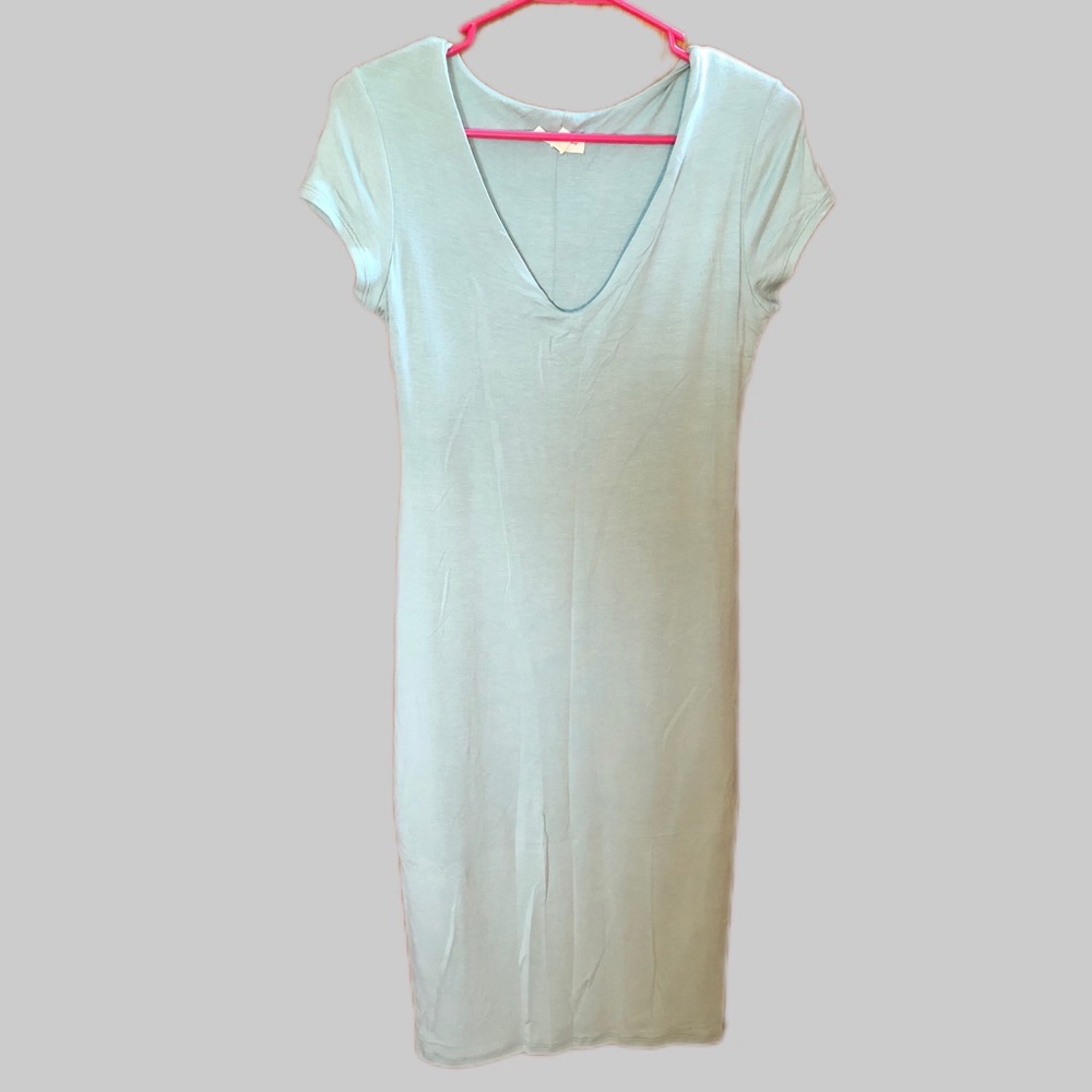 Pastel Green MIDI Dress